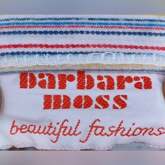 Barbara Moss Beautiful Fashions white linen skirt - Picture 2 of 4